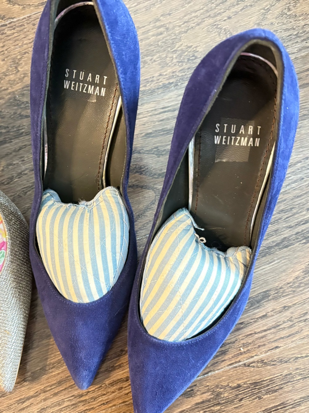 Stuart Weitzman Blue Suede stilettos  6.5 open to offers